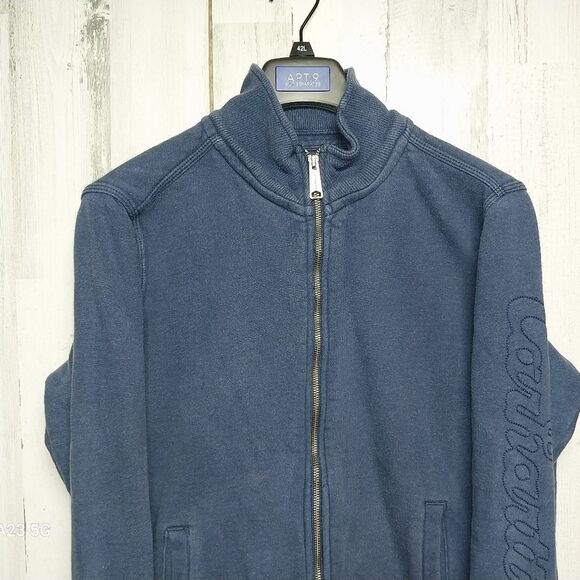 Carhartt Women's XL Blue Full Zip Sweatshirt - Picture 3 of 7